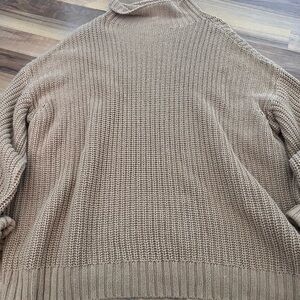 Cozy Tan Knit Sweater